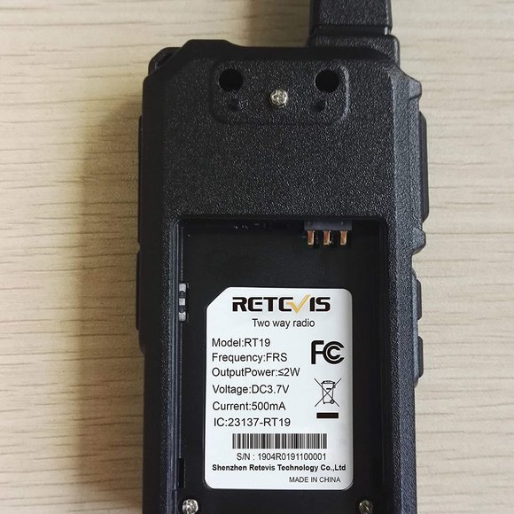 Retevis RT19 Set of 2 Ultra-Slim Two Way Radios - Picture 4 of 7